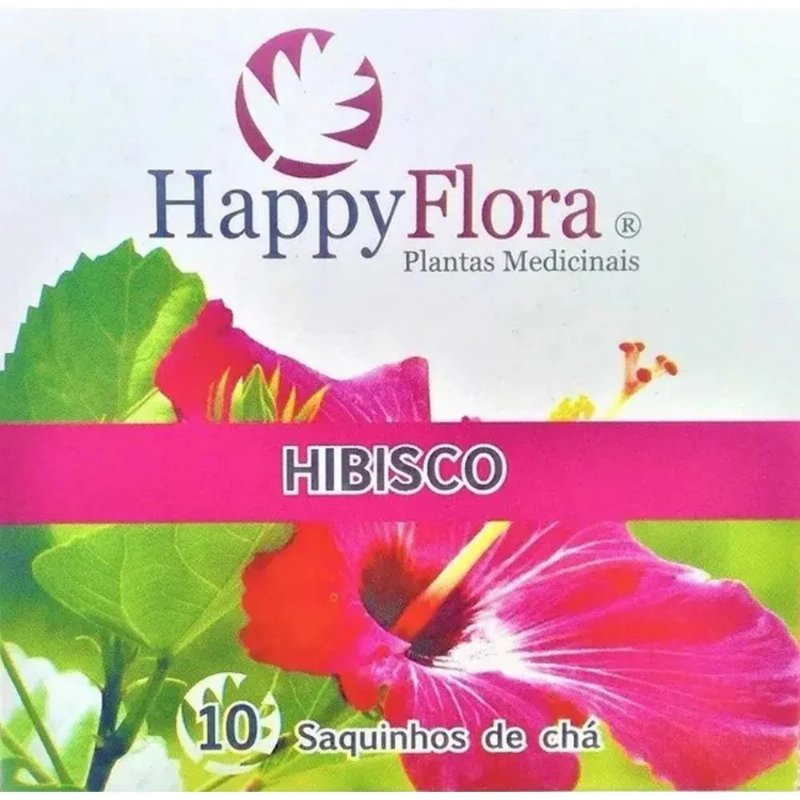 Infusão Hibisco Happyflora 10 Saquetas