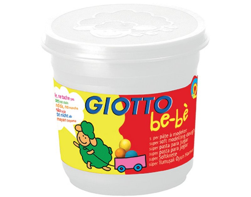 Pasta Modelar Giotto Be-Bé Branco 220 g