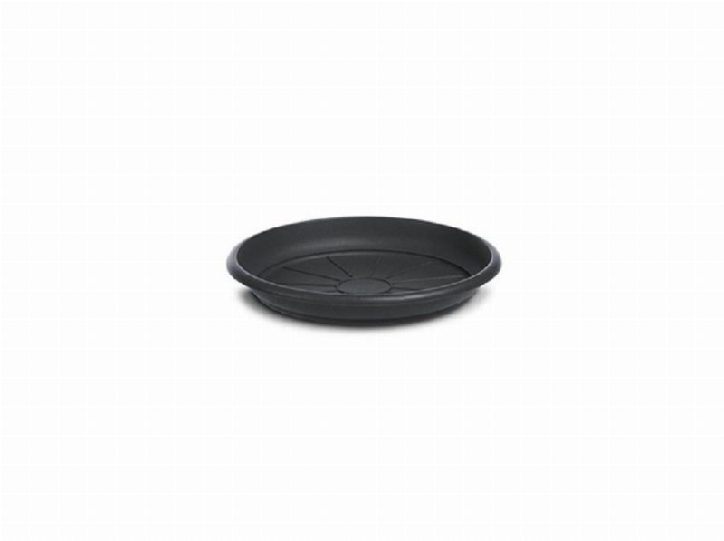 Prato Para Vaso Stefanplast Antracite 20 Cm