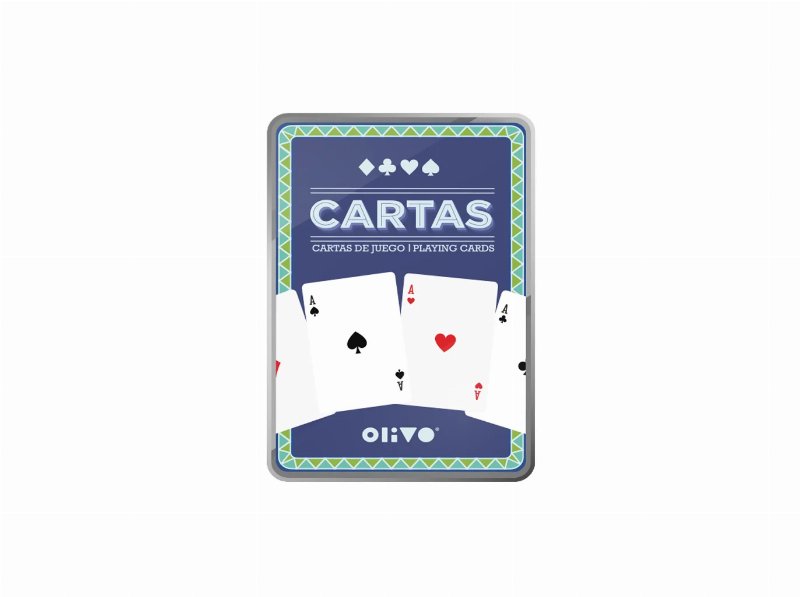 Jogo Cartas Olivo Embalagem Plástico