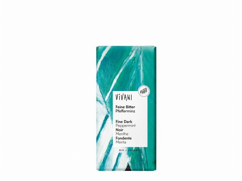 Chocolate Vivani Preto Com Menta Bio 100 g