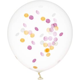 Conjunto 8 Balões Confettis Coloridos Kasa
