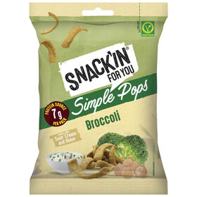 Snacks Simple Pops De Grão E Brócolos Snack'in For You 40 gr