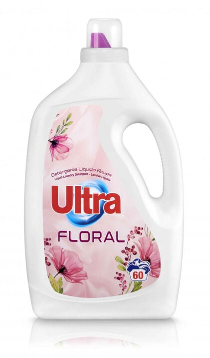 Detergente Máquina Roupa Líquido Floral Ultra 60Dos
