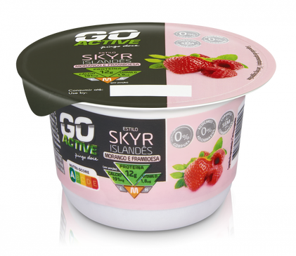 Iogurte Skyr Morango E Framboesa Go Active 0.15Kg