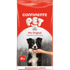 Ração Para Cão Adulto Carne E Cereais Continente Pet Basic 4 kg