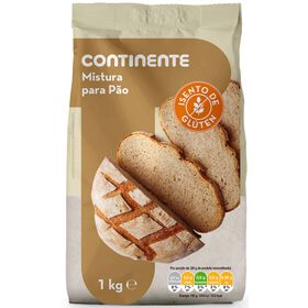 Farinha Para Pão Sem Glúten Continente 1 kg