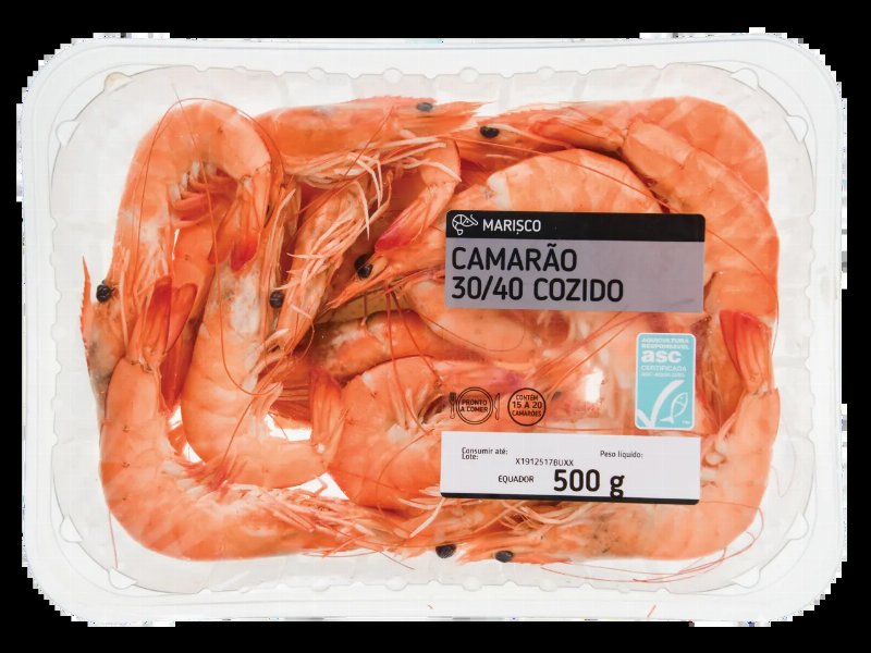 Camarão Cozido 30/40