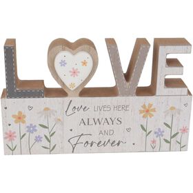 Letra Love Com Base Kasa