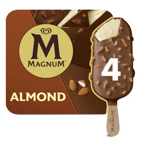 Gelado Chocolate E Amêndoa Magnum 400 ml (4 Un)