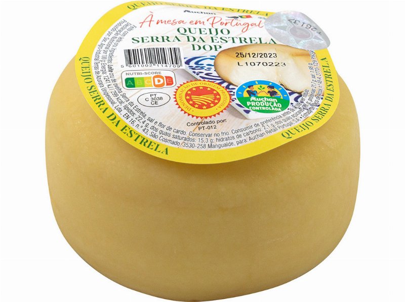 Queijo Serra Da Estrela Dop Auchan À Mesa Em Portugal Cultivamos O Bom Un