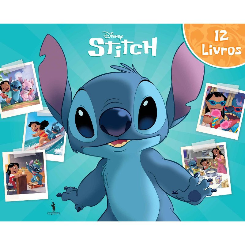 Disney Stitch - 12 Livros Dos Teus Heróis