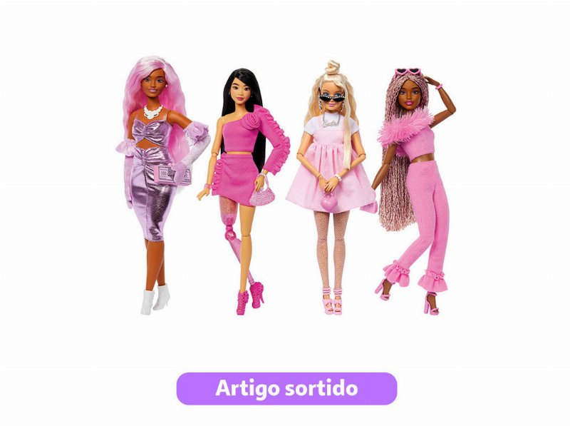 Boneca Fashionista Barbie Deluxe Modelos Sortidos