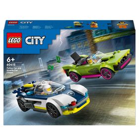 Lego City - Perseguição De Carro Da Polícia A Muscle Car - 60415
