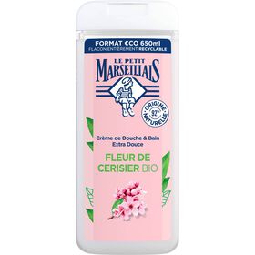 Gel De Banho Flor De Cerejeira Bio Le Petit Marseillais 650 ml