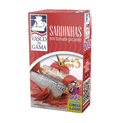 Sardinhas Em Tomate Picante Vasco Da Gama 0.078Kg