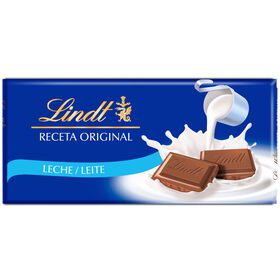 Tablete De Chocolate De Leite Receta Original Lindt 100 gr