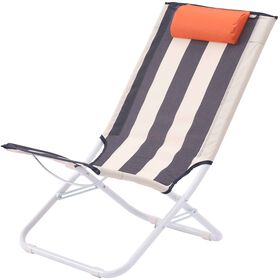 Cadeira Relax Azul Riscas Oasis Kasa