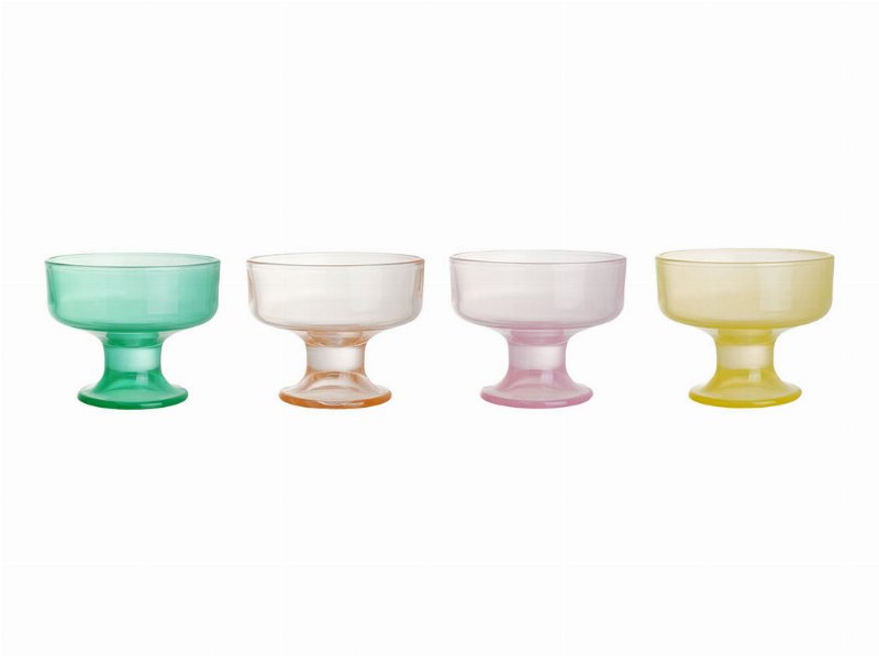 Conjunto De 4 Taças Para Gelado Vidro Actuel Ø10Cm