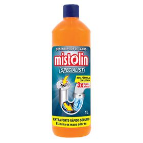Desentupidor Canos Gel Especialista Mistolin 1 Lt