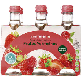 Água Com Gás Frutos Vermelhos Continente 6 X 25 cl