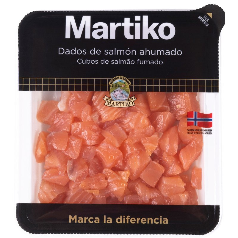Cubos De Salmão Fumado 80 g
