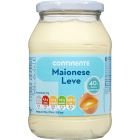 Maionese Leve Em Vidro Continente 437 gr