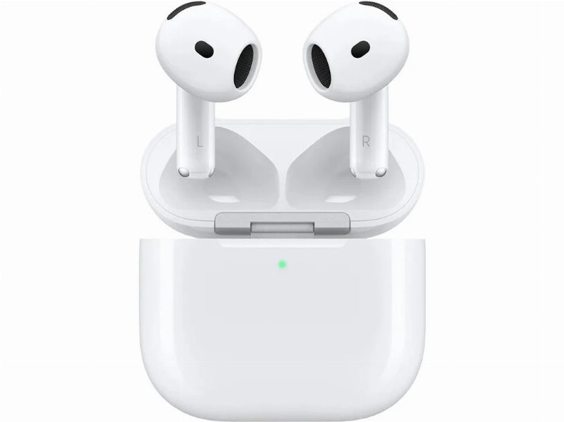 Auriculares Apple Airpods 4 Com Cancelamento Ativo De Ruído (Usb-C Brancos)