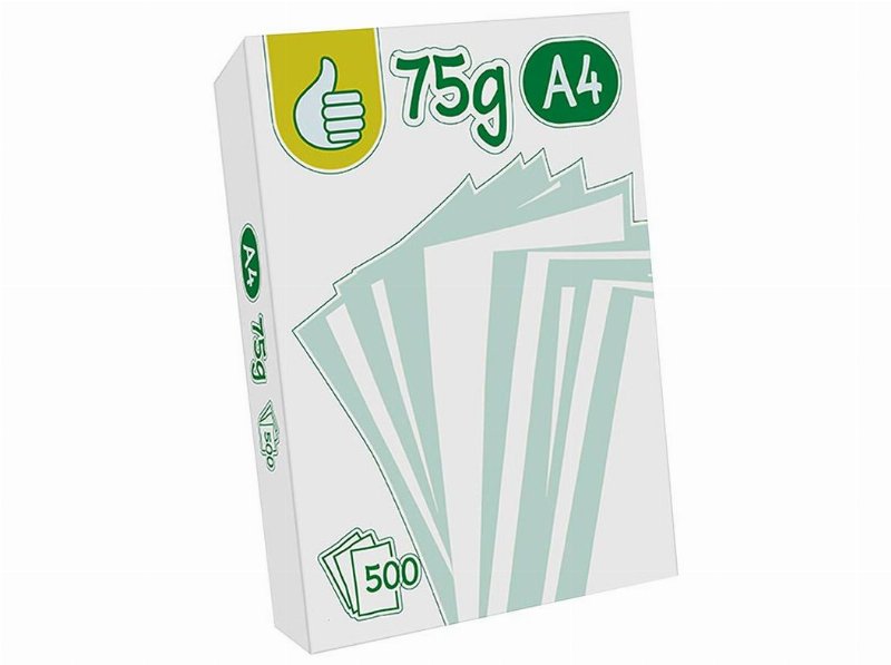 Resma De Papel Polegar A4 500 Páginas 75 g