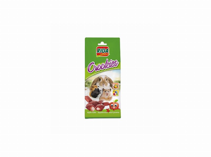 Snack Roedores Riga Crookies Maçã 50 g