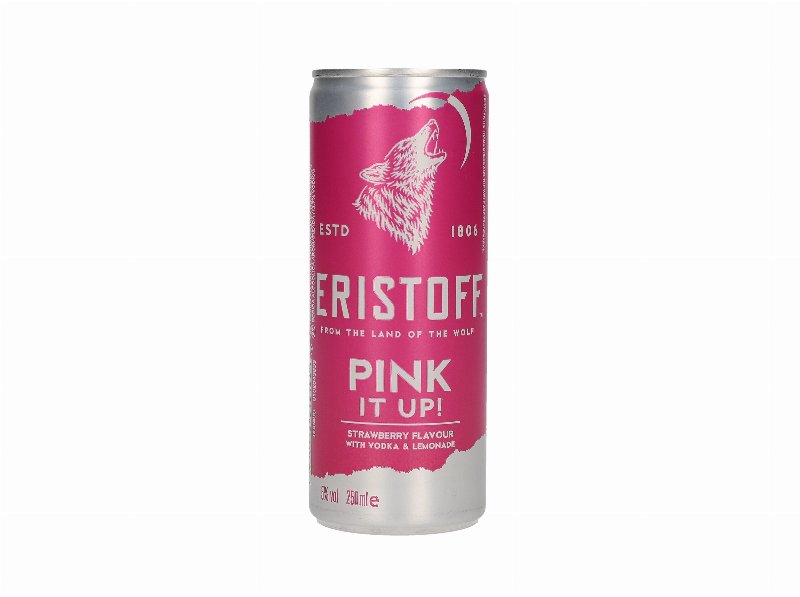 Vodka Eristoff Pink It Up Lata 0.25 l (Sdr)