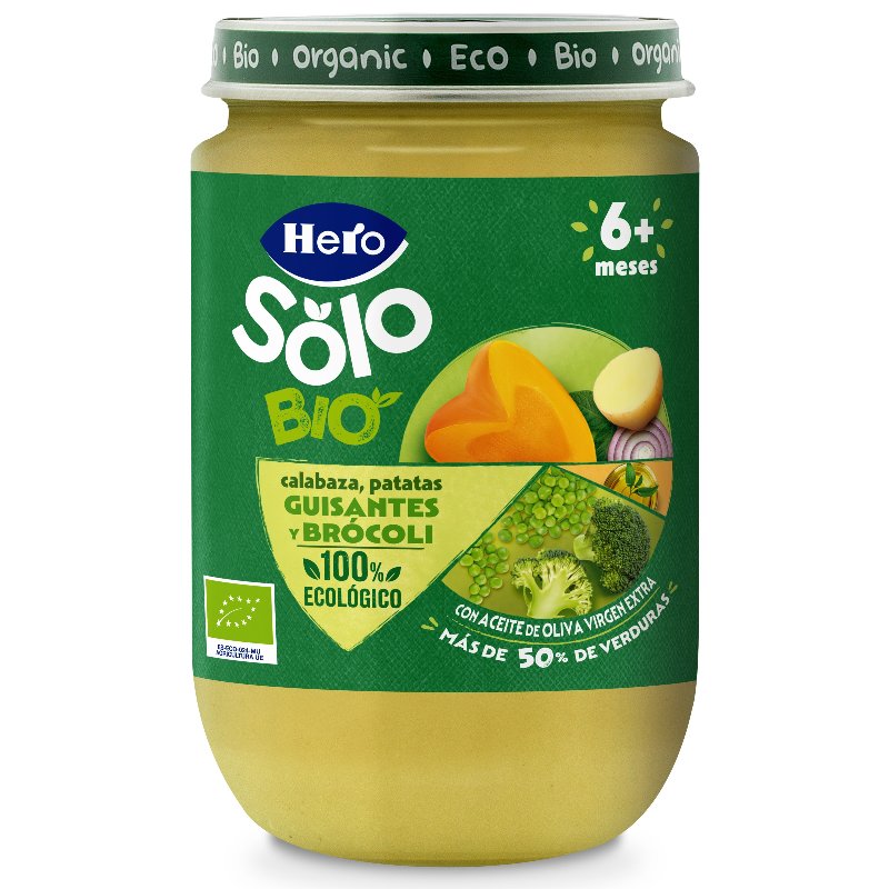 Solo Bio Refeição Abóbora, Batata, Bróculos 190 g