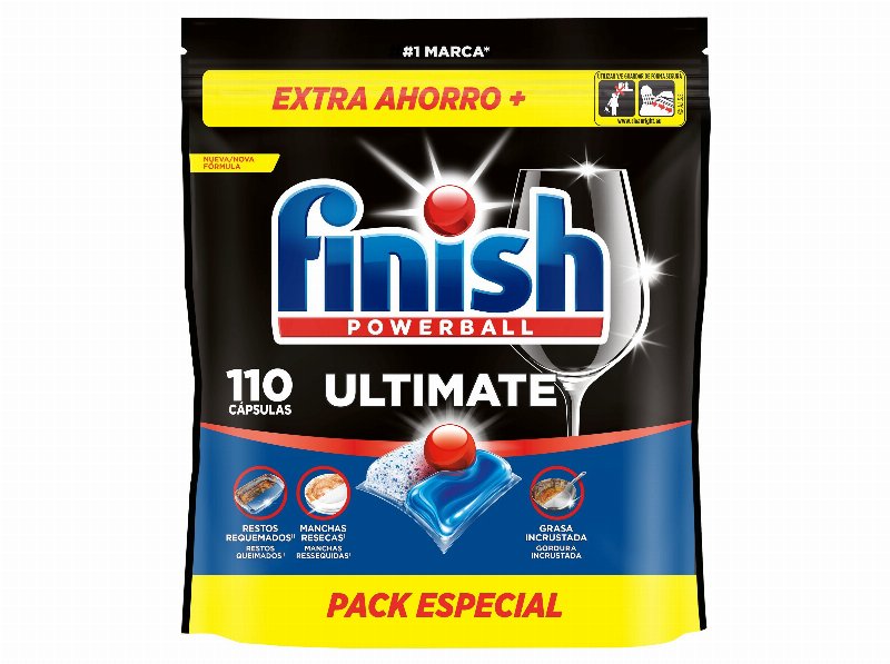 Det. Loiça Máq. Finish Ultimate Regular 110P