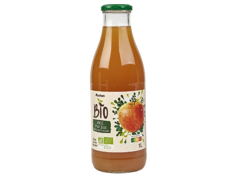 Sumo Auchan Bio Maçã 1 l