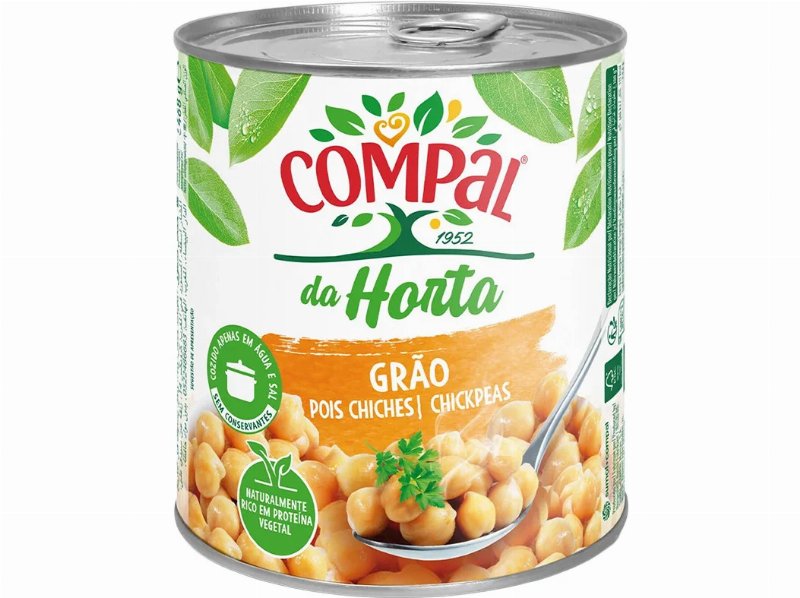 Grão Compal Da Horta Cozido 845 g