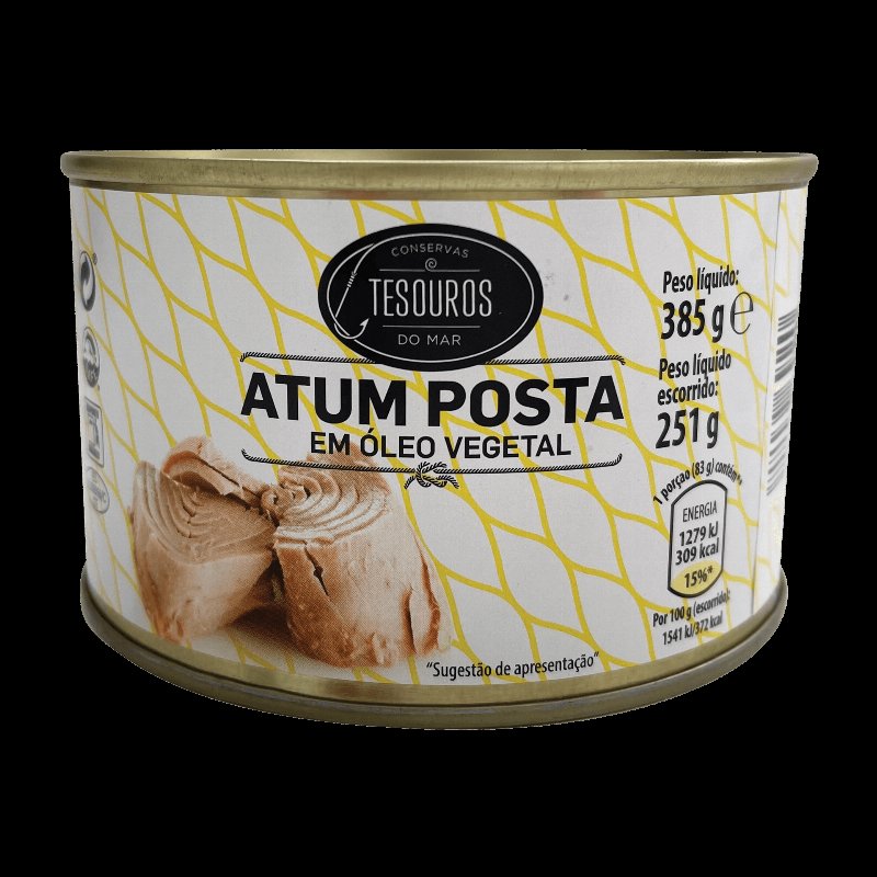 Atum Posta Em Óleo Vegetal 385 g