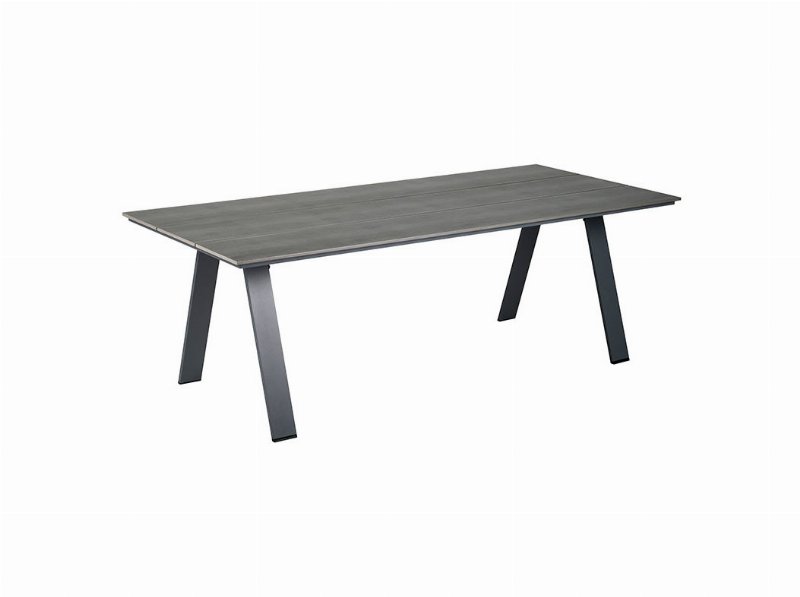 Mesa Rectangular Gardenstar Cinzento 220X100X74Cm