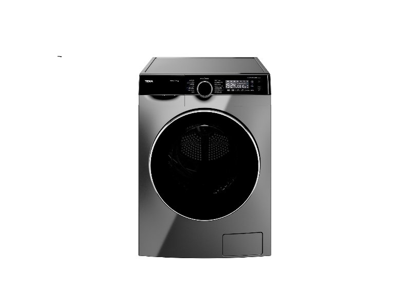 Máquina De Lavar Roupa Teka Wmk 81050 Dss Auto Dose - Inox Escuro A 10 kg