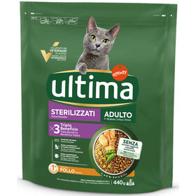 Ração Para Gato Adulto Esterilizado Frango Affinity Ultima 440 g