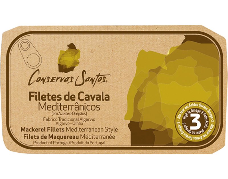 Filete Cavala Campos Santos Mediterranicos 120(90)G