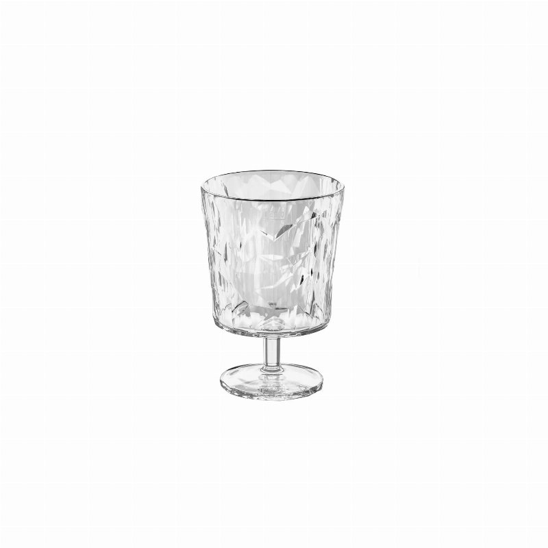 Koziol Copo Plástico Pé Transparente 250 ml