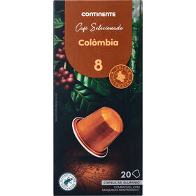 Cápsulas De Café Colômbia Int 8 Continente 20 Un