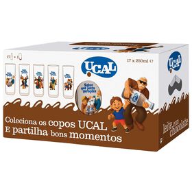 Leite Achocolatado Com Copo Ucal 17 X 250 ml
