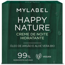 Creme De Rosto Noite Happy Nature Mylabel 50 ml