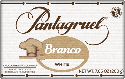 Tablete De Chocolate Branco Para Culinária Pantagruel 0.2Kg
