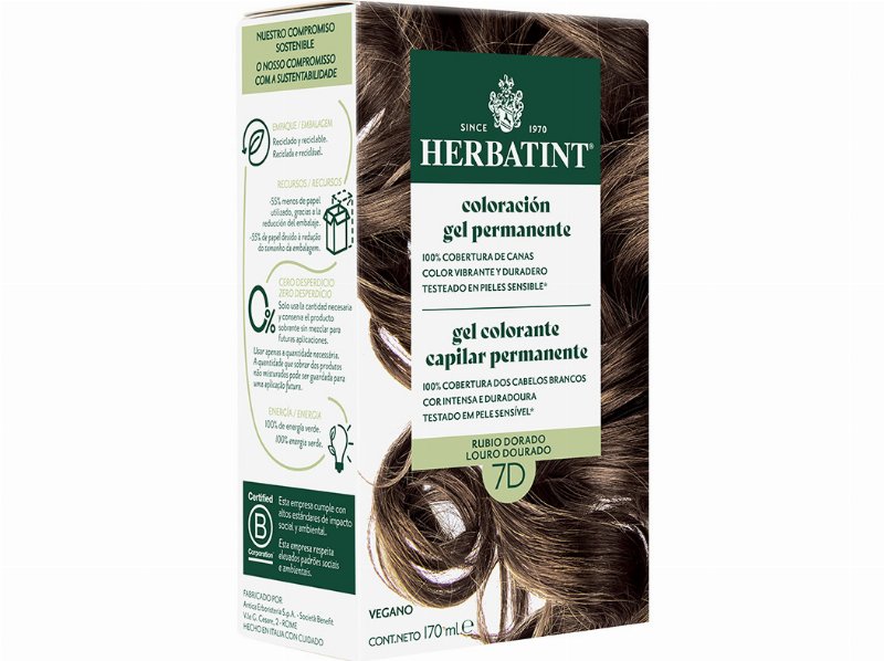 Coloração Herbatint Louro Dourado D7 150 ml