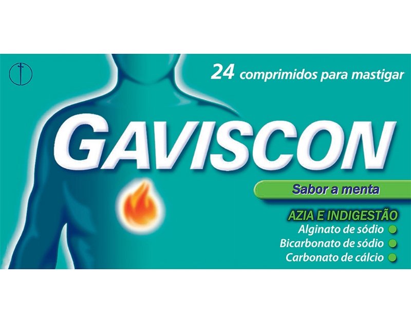 Comprimidos Gaviscon Mastigar 250+133.5+80Mg Menta 24Un