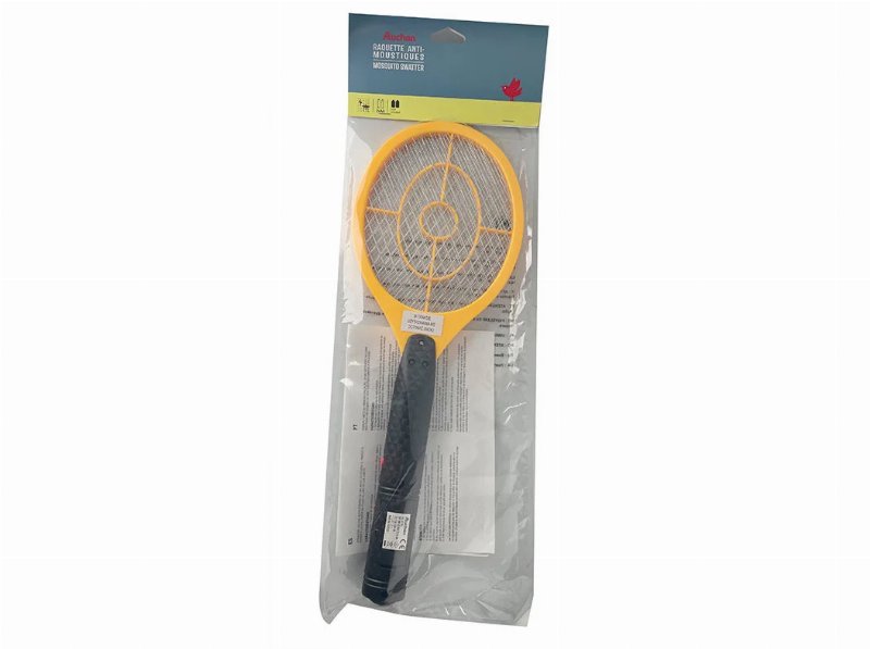 Raquete Para Mosquitos Auchan Preto