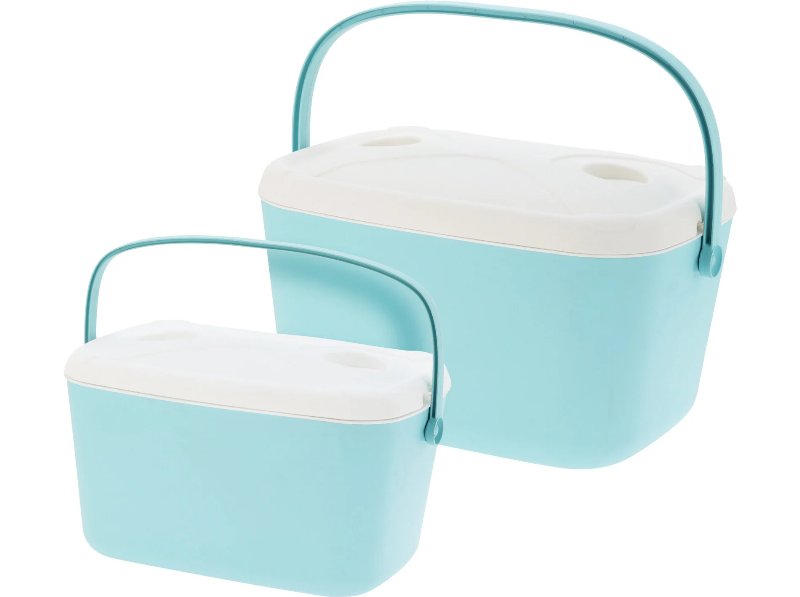 Conjunto De 2 Geleiras Turquesa 30 l+15 l