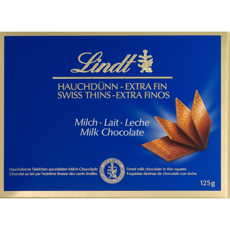Chocolate De Leite Swiss Thins 125 g